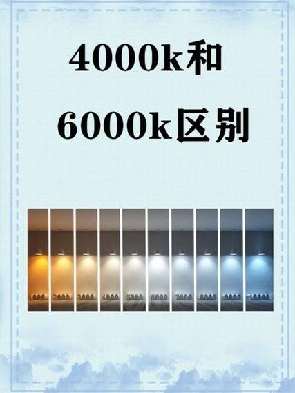 射灯6000k和4000k的区别是啥缩略图