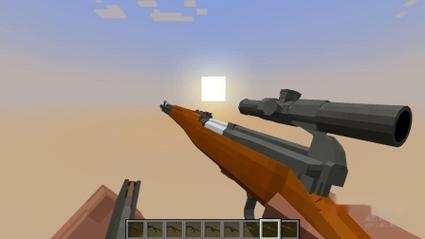 Minecraft二战3D枪械游戏截图
