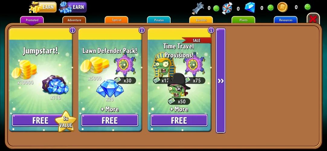 pvz2汉化商店补丁版安卓无限流量缩略图