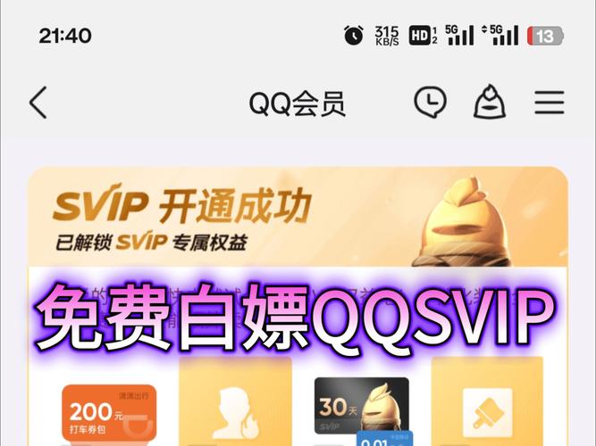 qqsvip兑换码领取2024缩略图